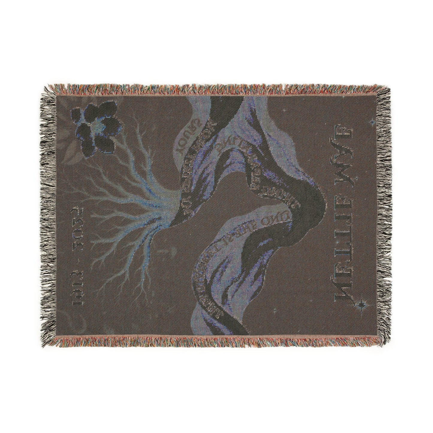 The Only Thing Separating Our Spirits – Memorial Woven Blanket