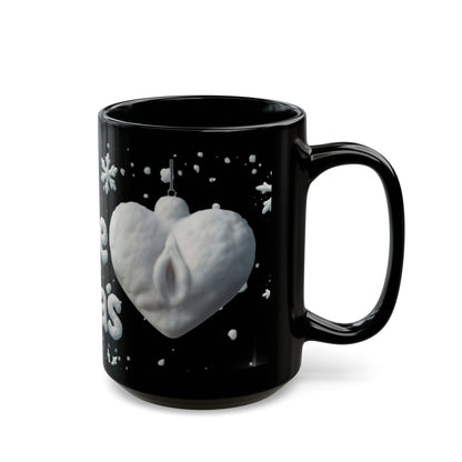 Coochie Christmas Mug — Snow Heart Holiday Coffee Cup (11oz & 15oz)