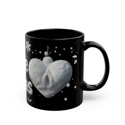 Coochie Christmas Mug — Snow Heart Holiday Coffee Cup (11oz & 15oz)