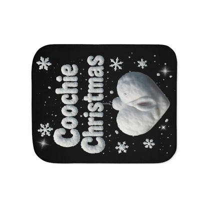 Sherpa Blanket — Coochie Christmas Collection Holiday Throw