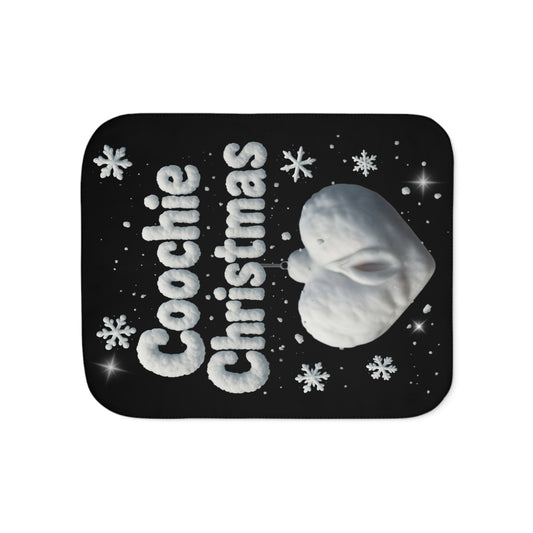 Sherpa Blanket — Coochie Christmas Collection Holiday Throw