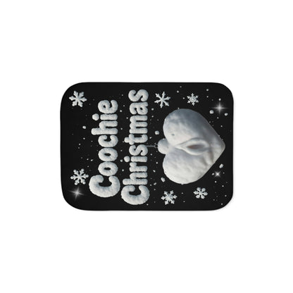 Sherpa Blanket — Coochie Christmas Collection Holiday Throw