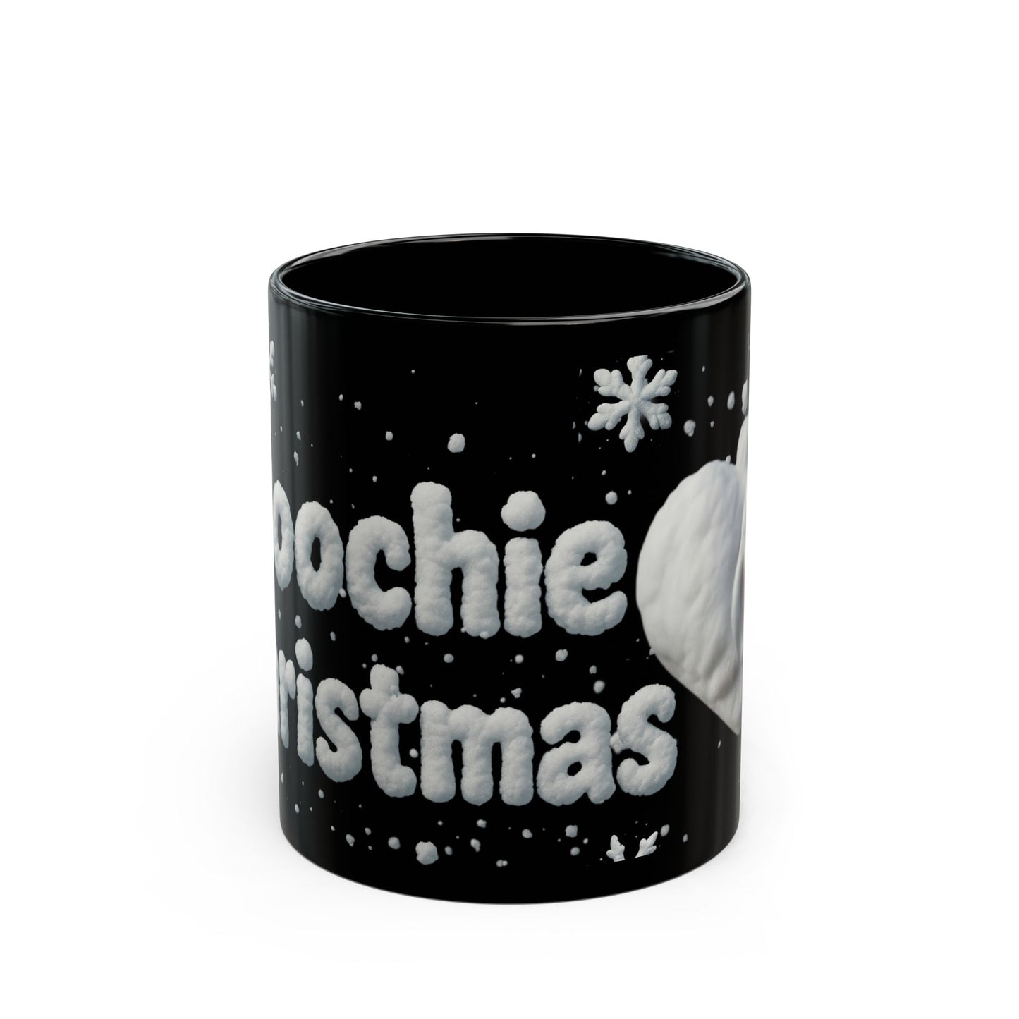 Coochie Christmas Mug — Snow Heart Holiday Coffee Cup (11oz & 15oz)