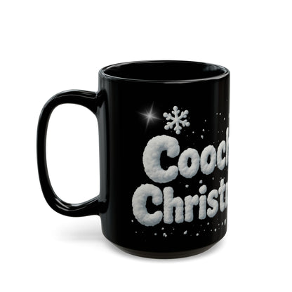 Coochie Christmas Mug — Snow Heart Holiday Coffee Cup (11oz & 15oz)