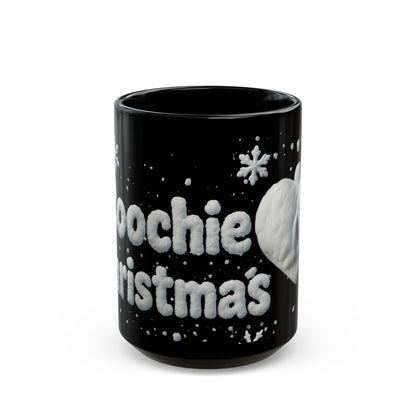 Coochie Christmas Mug — Snow Heart Holiday Coffee Cup (11oz & 15oz)